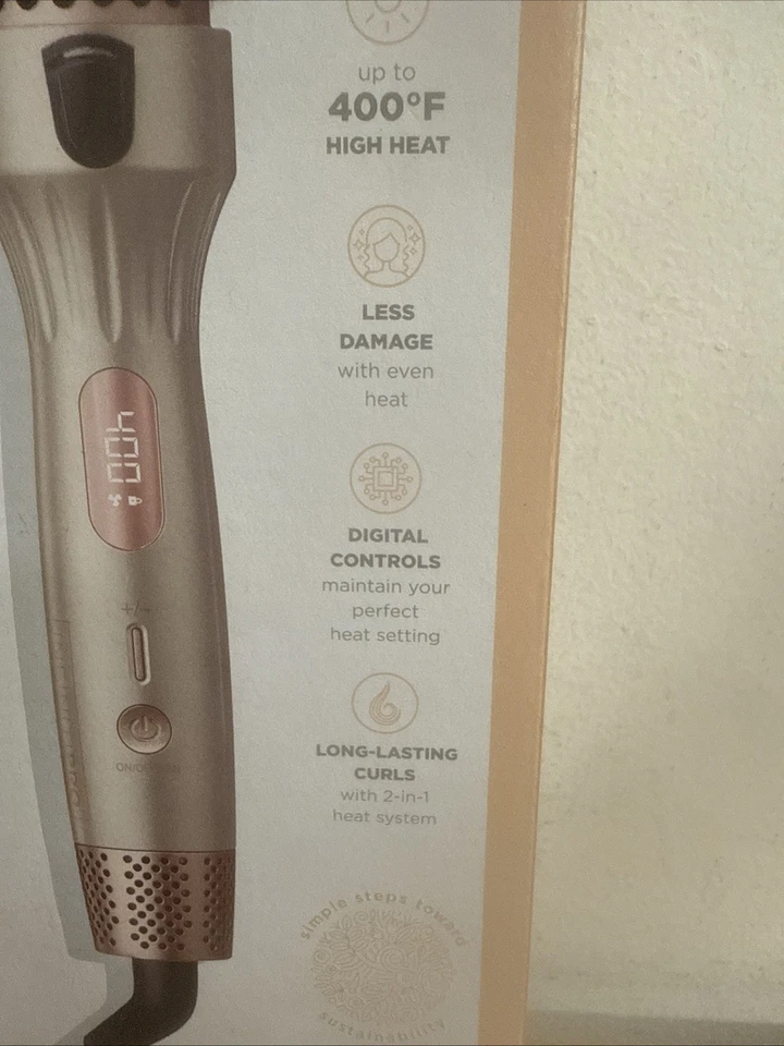 Rose Gold Tourmaline Ceramic Curl Brush By Conair Infinity Pro - Image 4 of 4