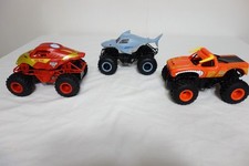 3 Monster Jam El Toro Loco Megalodon Shark Truck RC 1/24 Scale No Remote Control