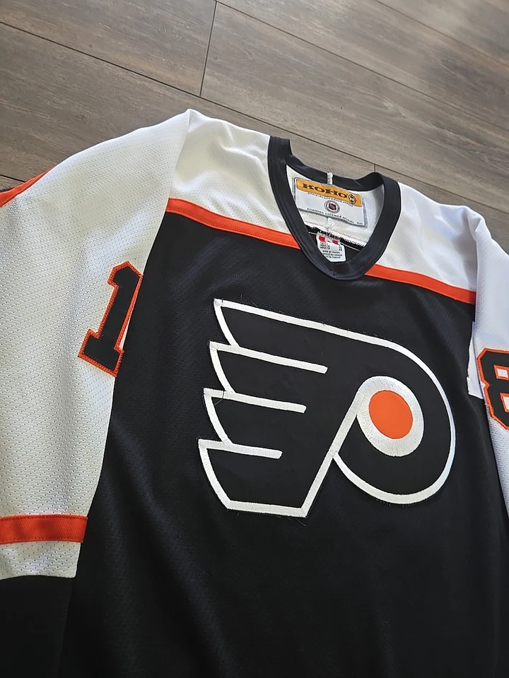 CAMISETA VINTAGE AUTÉNTICA CCM FLYERS XL MIKE RICHARDS HOCKEY Foto 4 de 4