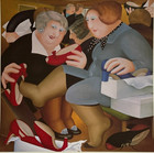 Beryl Cook  "SHOE SHOP"  80/650  photolithograph pencil signed by Beryl Cook — photo 3