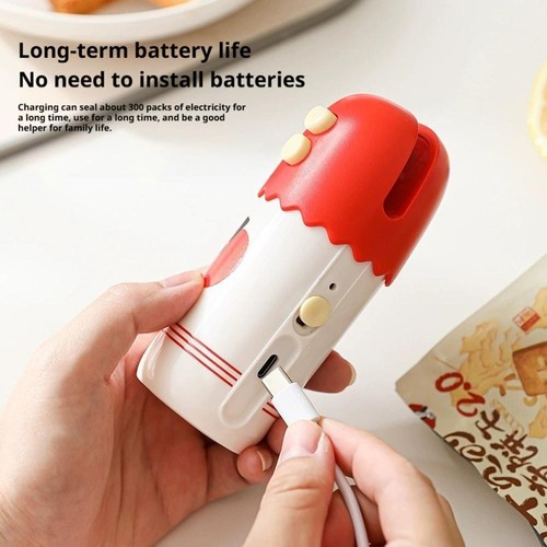 Mini Sigillante Aspirapolvere Portatile Compatto USB Ricaricabile} - Foto 5 di 29