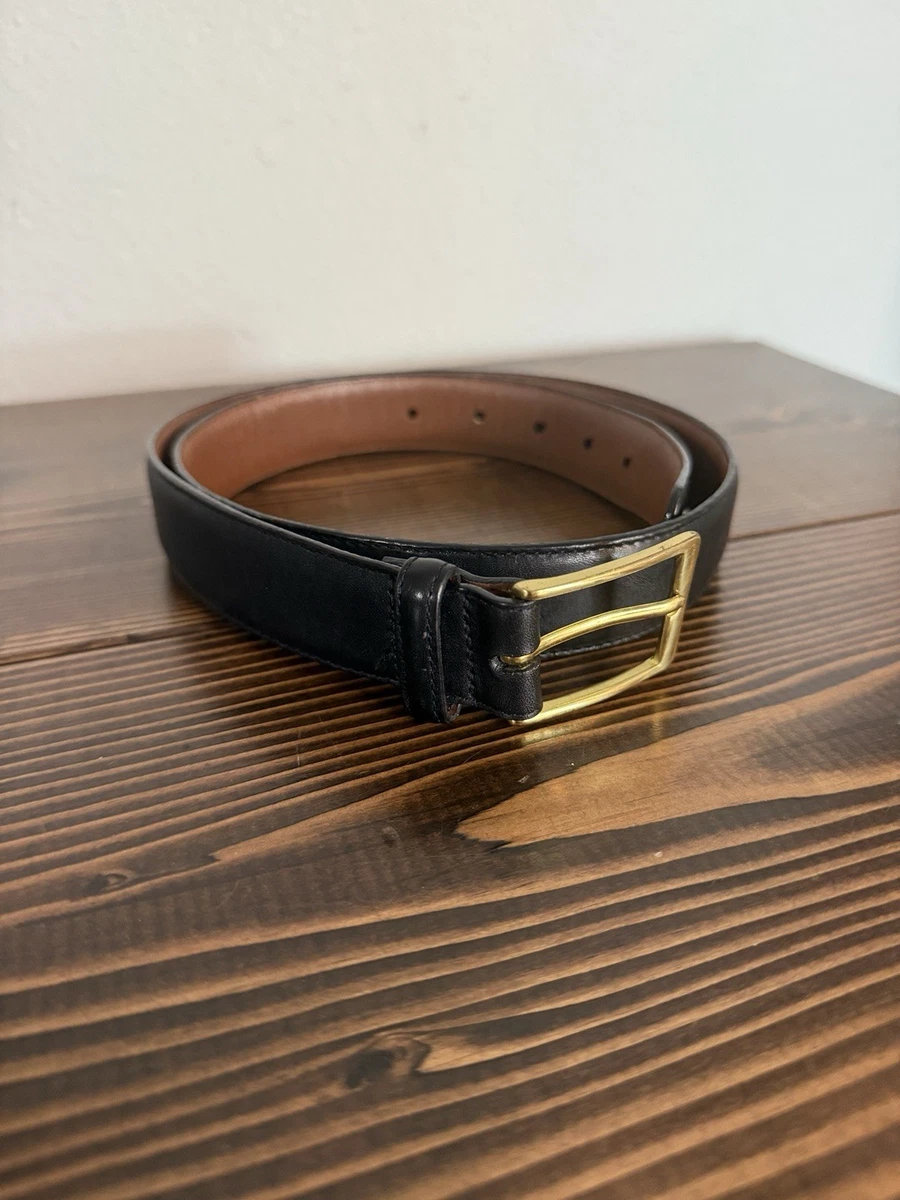 Brighton Brown Anilina Glazed Cowhide on Glove Leather Belt Womens 30 Brighton Brown 30 Size Belts for Women for sale | eBay main image 2
