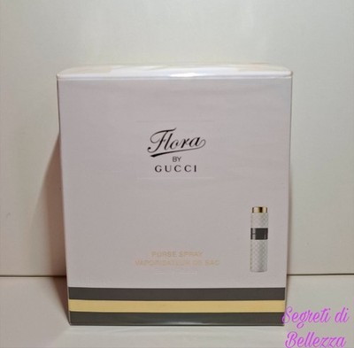 FLORA BY GUCCI GELDBÖRSE SPRAY 4 Minen 4x15 ml Vaporisateur + Original Gucci Geldbörse