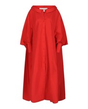 Valentino Womens Button-Front Cape Dress