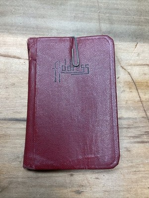 1940s Mini Address Book - Filled Out -  Very Interesting B16