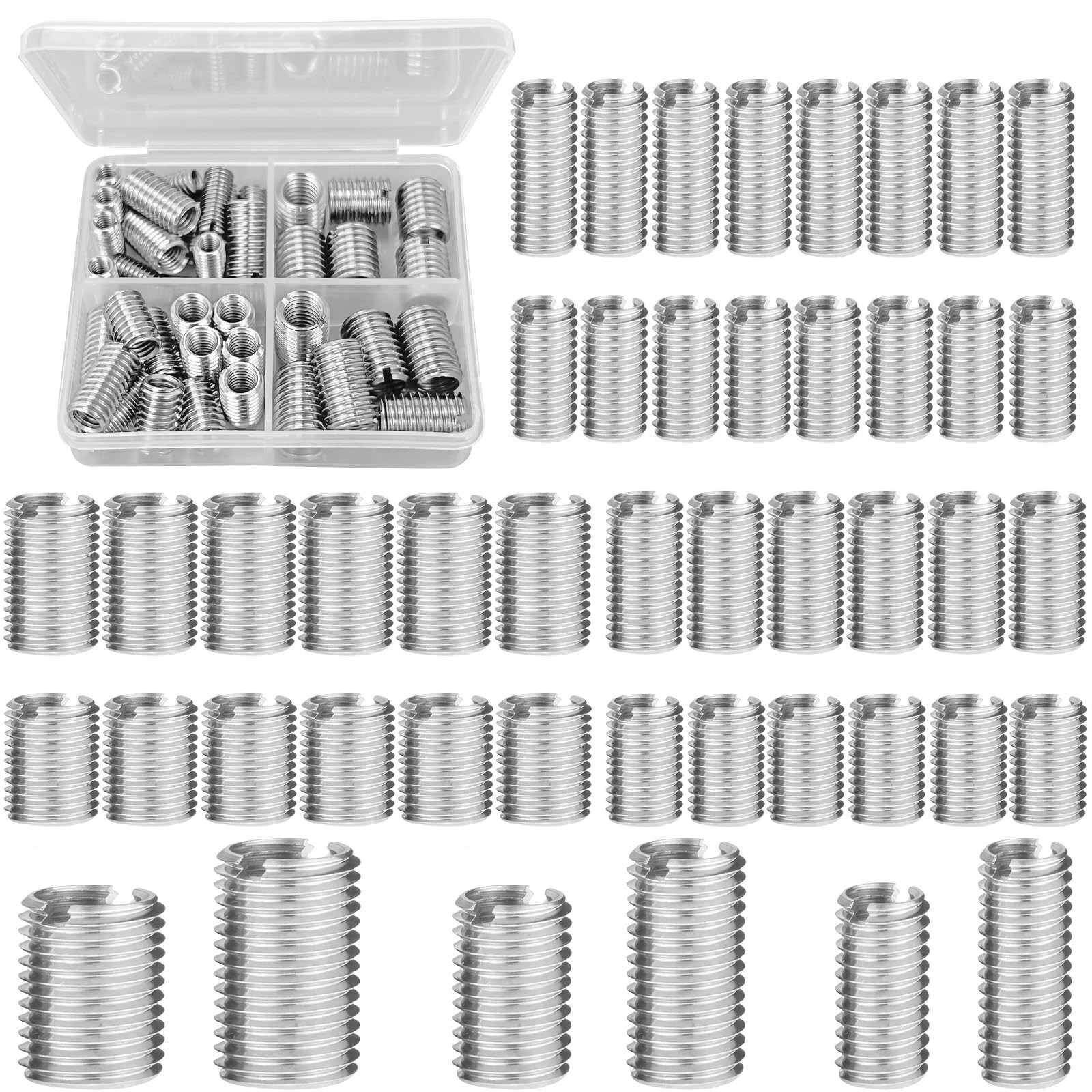 Kit 40 Pezzi Inserto Filettato M4-M10: Riparazione Professionale Filetti