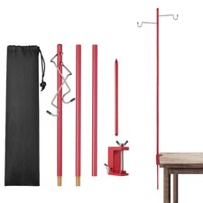 XCELLENT GLOBAL XG Collapsible Camping Lantern Stand Folding Lamp Pole