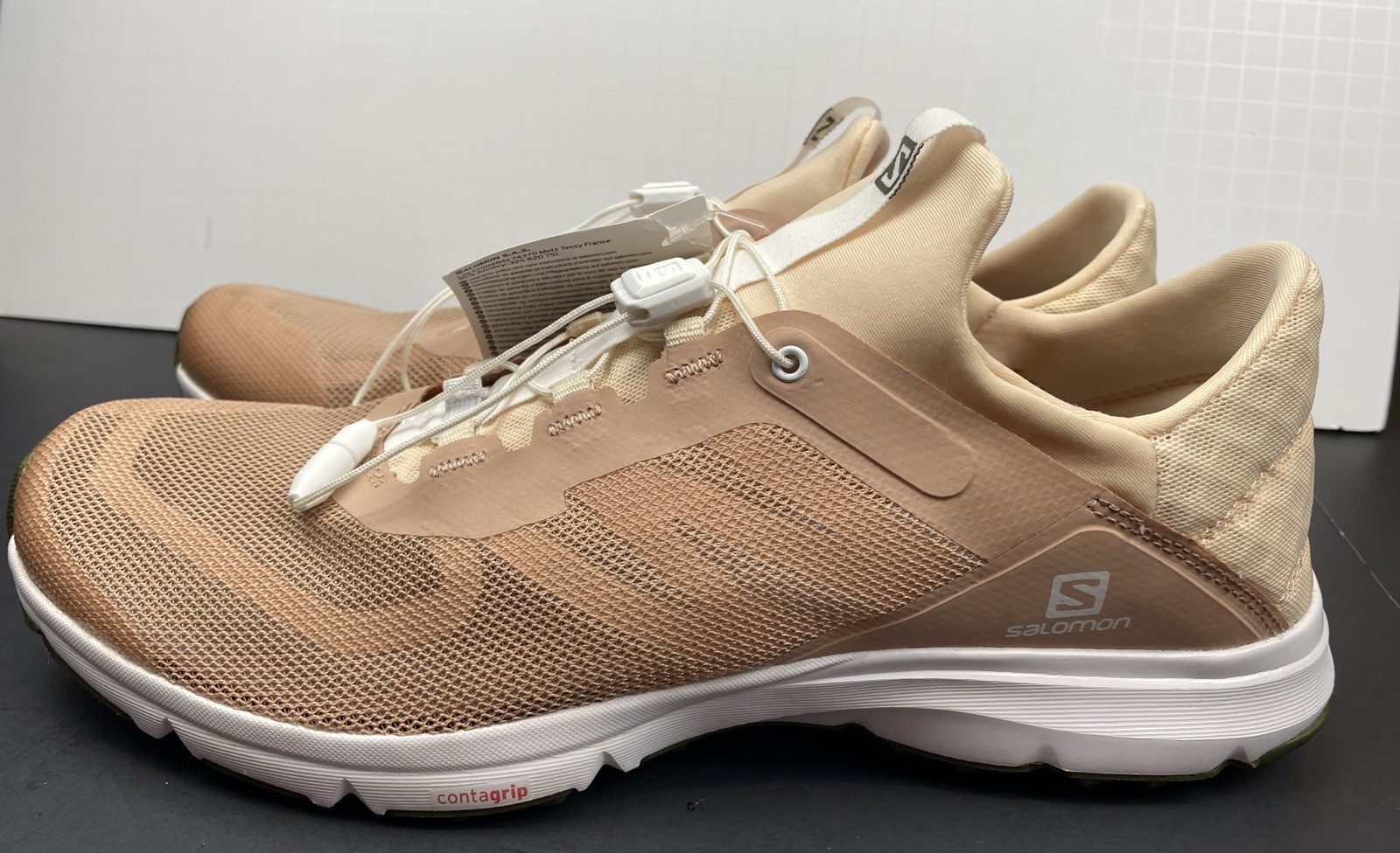 Scarpe da donna Salomon NUOVE taglia 11 Amphib B 2 Contagrip OCR corsa acqua