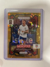 Antonee Jedi Robinson 2026 Panini Prizm Monopoly FIFA World Cup Gold Cracked Ice
