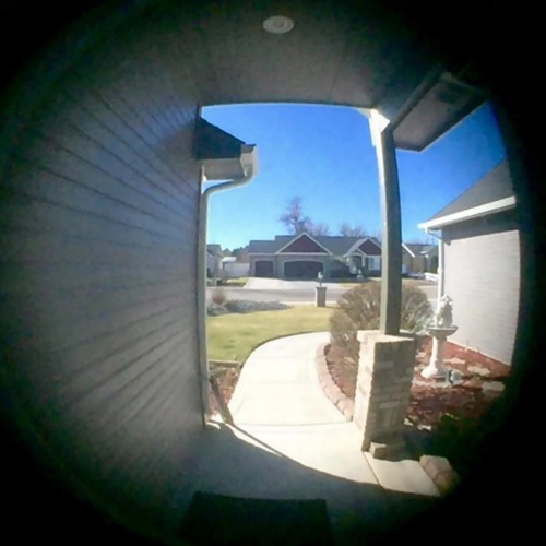 Wide Angle Peephole Door Viewer with Privacy Cover for Home Office Security - Picture 7 of 11