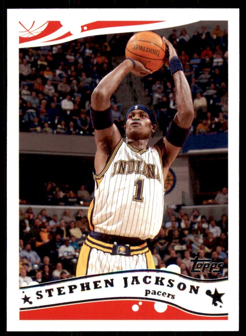 2005-06 Topps Stephen Jackson Basketball Cards #66