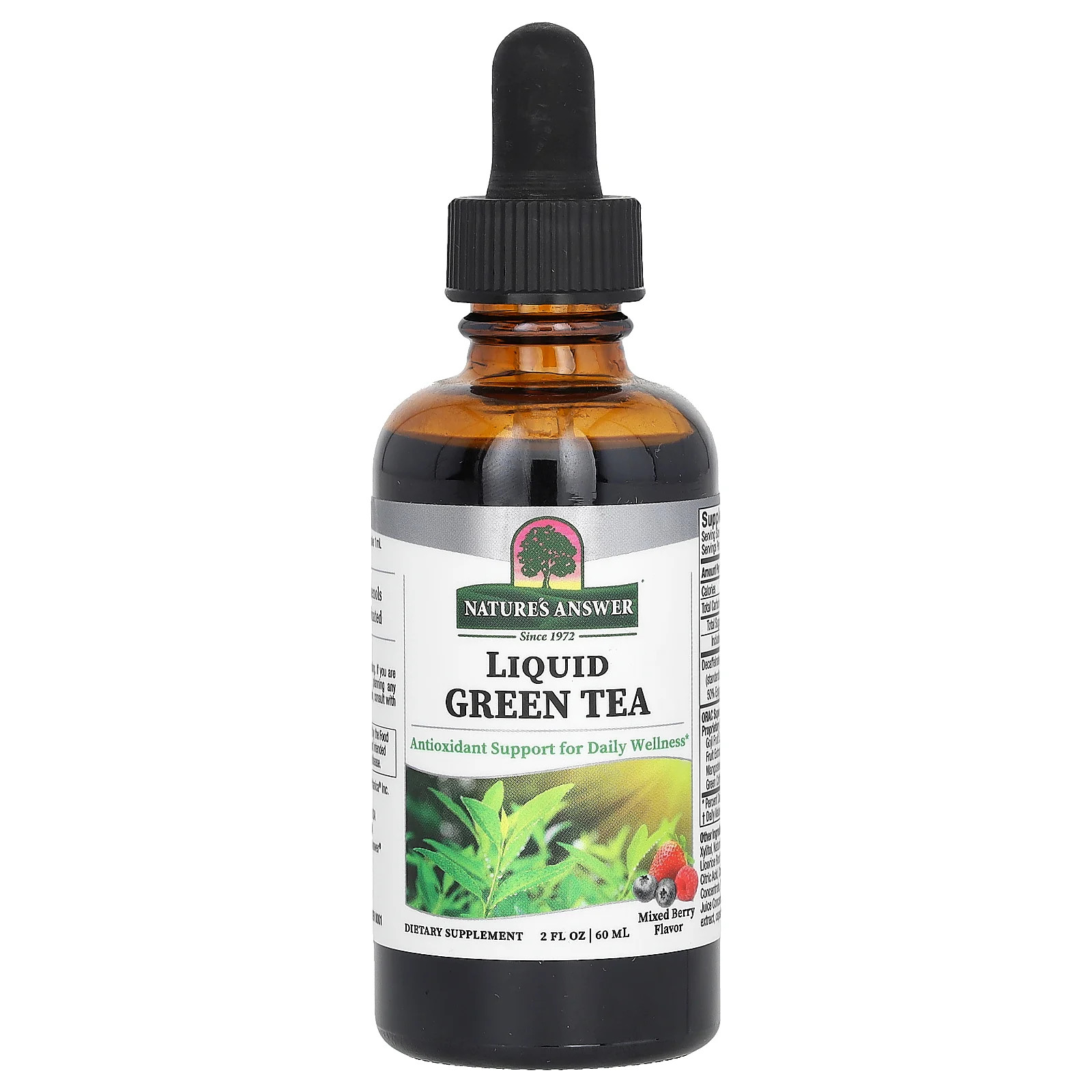 Liquid Green Tea, Mixed Berry, 2 fl oz (60 ml)