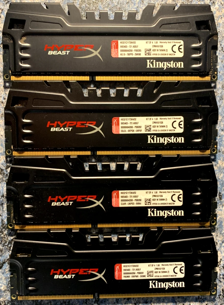 Kingston PC3-17000 (DDR3-2133) Bus Speed Computer RAM 8 GB