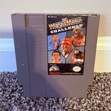 LJN WWF WrestleMania Challenge Wrestling NES Game Cartridge NTSC-U/C