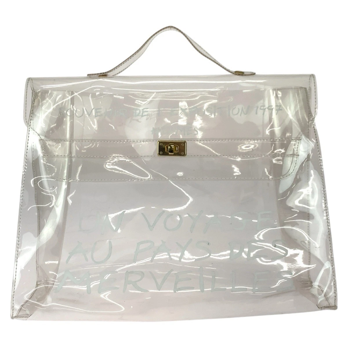 【最安値】HERMES PVC KELLY BAG HERMÈS Women's PVC Exterior Bags & Handbags for sale | eBay