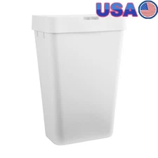 Kitchen Trash Can 12.2 Gallon Touch Top Plastic Bin Garbage Odor Control New
