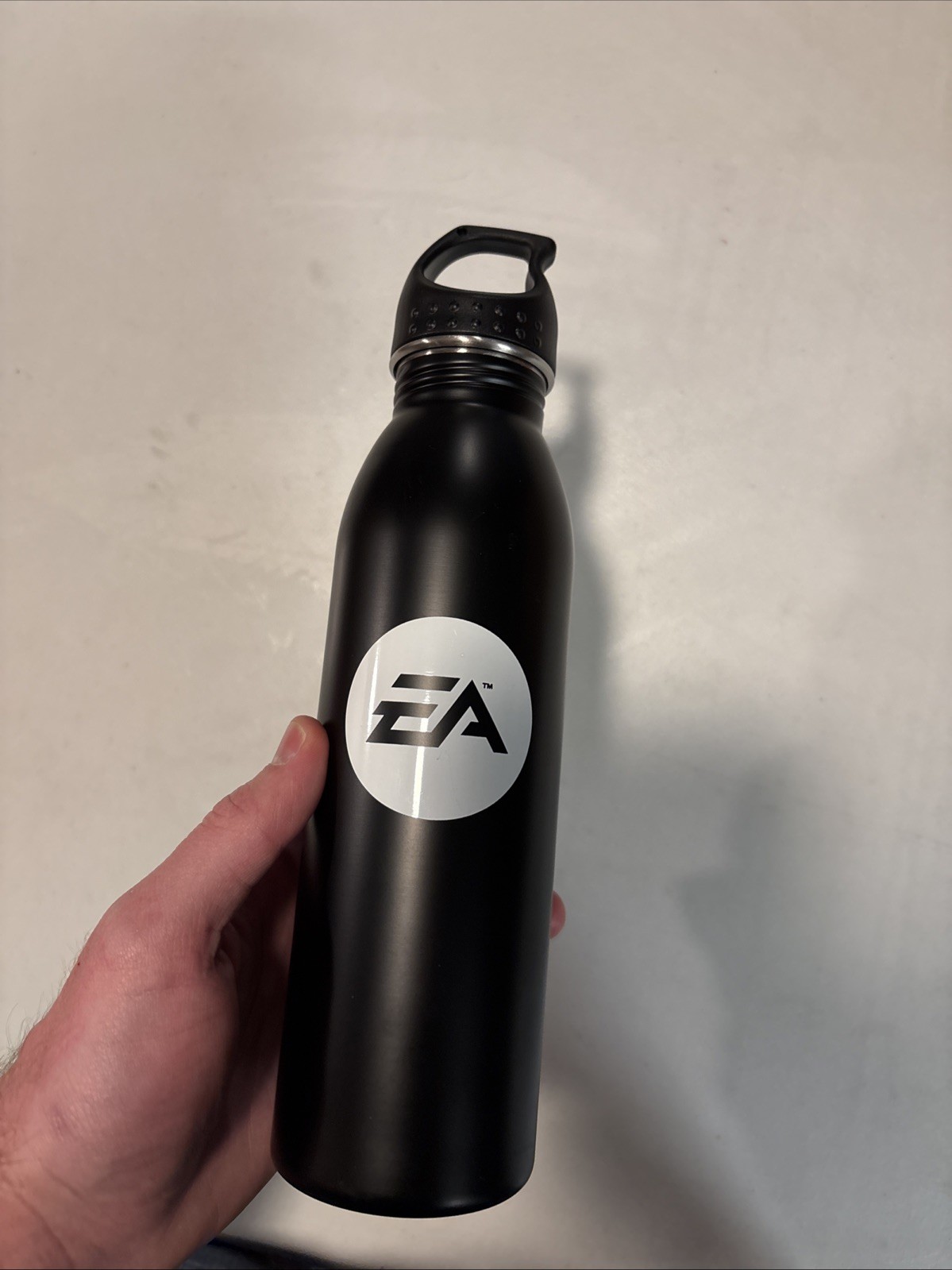 EA Electronic Arts Games Water Bottle Black Stainless Steel