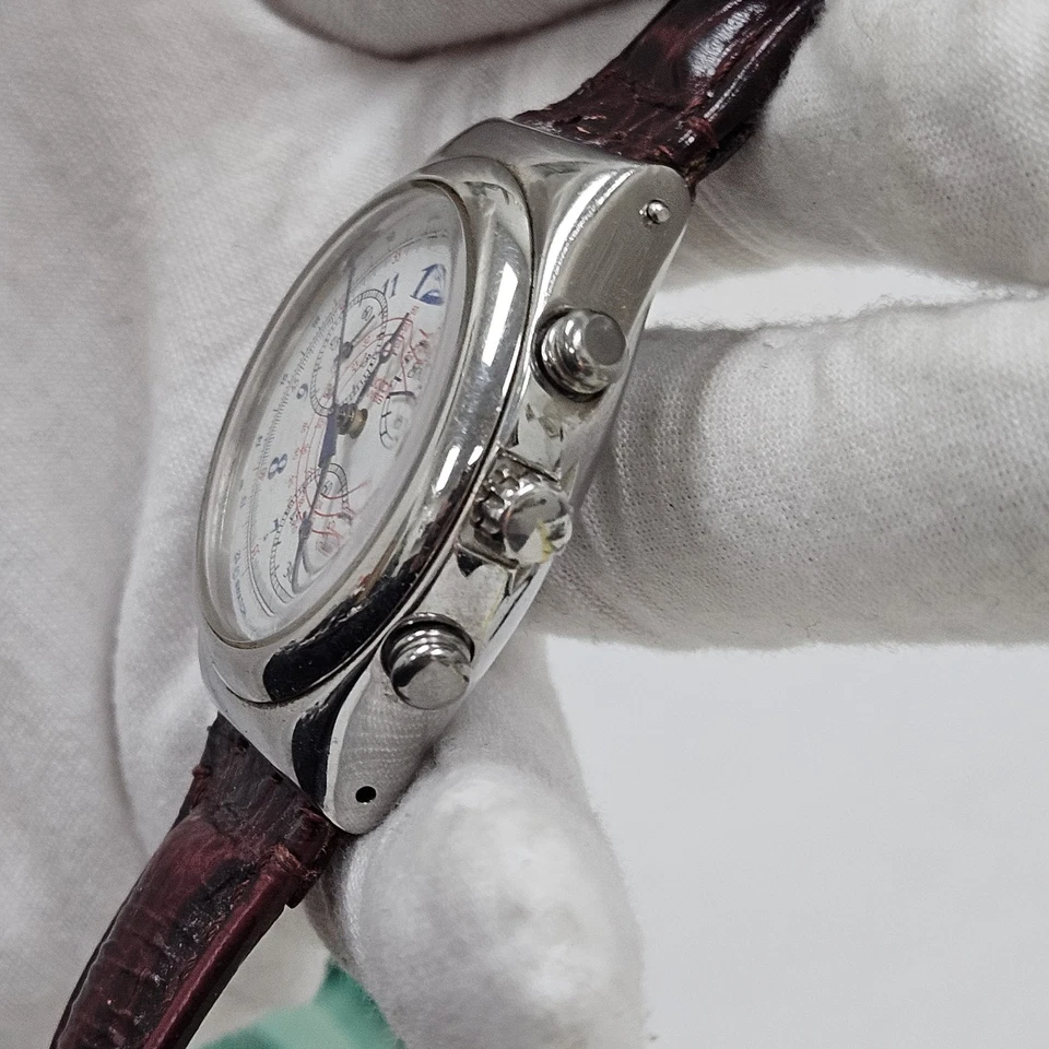 Vintage Swatch Irony Chronograph Swiss Four (4) Jewels Swiss Made Men's Watch - Image 2 of 4