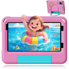 Android 15 Tablets 7 inch Kids Tablet 64GB Bluetooth WiFi Education PAD