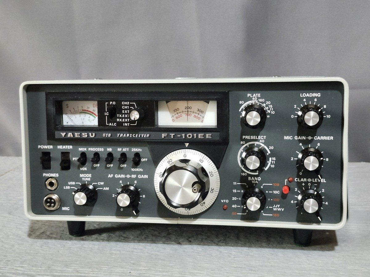 Yaesu FT-101EE HF SSB Transceiver Radio AS-IS FOR PARTS OR REPAIR