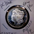 MORGAN SILVER DOLLAR 1878 S GEM BU MS++++++ PL/DMPL GLASSY HIGH GRADE WOW COIN