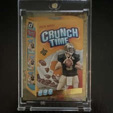 Panini 2022 Donruss Drew Brees Crunch Time CT-6 Insert Football Saints NFL Card