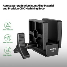 Manbily Saddle Mount Rifle Clamp Adapter for Arca Swiss QR Plate Hunting Clamp