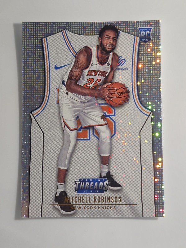 2018-19 Panini Threads - Rookies Association Mitchell Robinson #119 Dazzle (RC)