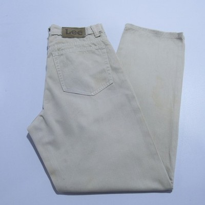 Lee Herren Regular Fit Straight Leg Jeans Off White Taille30/Bein30 Art.-Nr. Y15289