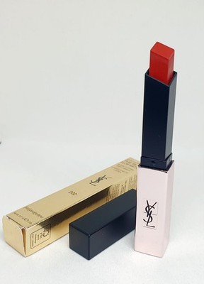 YSL Rouge Pur Couture The Slim Glow Matte Lipstick 202 Insurgent-Red Lip Colour