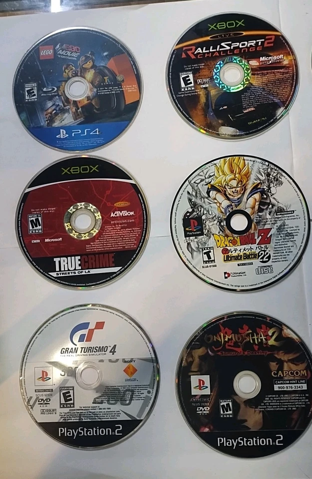 Лот товаров только диск игры Xbox, PS1,2,4 как есть непроверенный может потребоваться восстановление чтения - Изображение 2 из 4