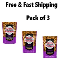 3 pk Dot's Homestyle Pretzels Cinnamon Sugar Seasoned Pretzel Twists, 16 oz