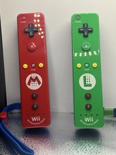 Nintendo Wii Remote Plus Set Mario Luigi JP