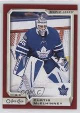 2018-19 O-Pee-Chee Red Curtis McElhinney #317 2a8