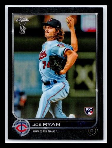 Joe Ryan Rookie - 2022 Topps Chrome Ben Baller Edition #48 - Minnesota Twins