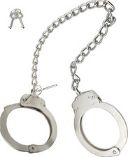 Snake Eye Tactical Double Lock Leg Cuffs-45CM Chain Length-2 Keys