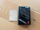 Vintage 1986 Sony Walkman WM-F100 Cassette Tape Player Slim Black(Untested)