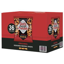 Dot'S Homestyle Pretzels, Original Seasoned Pretzel Twists, 1 Oz, 36-Count