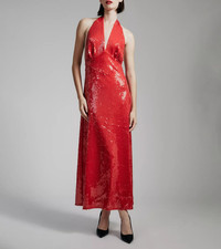 Bardot Women's Freja Sequined Midi Dress MSRP $179