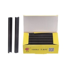 5000 Pcs 1008J 20Ga Crown Staples WOODWORKING DIY Black 1/3" U-shaped Brad Nails 0.0040 per staple