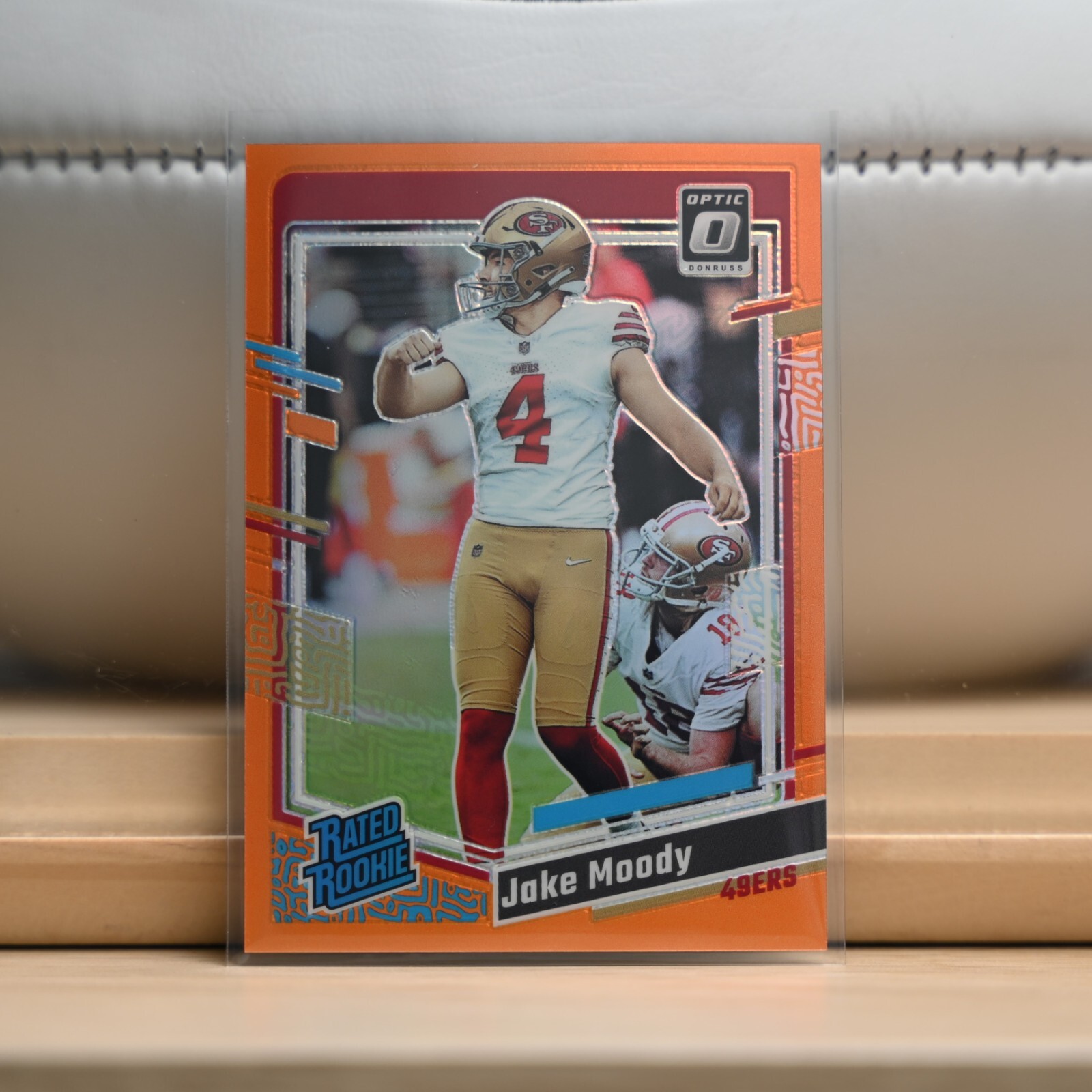 2023 Panini Donruss Optic - Rated Rookie Orange Prizm #289 Jake Moody /249 (RC)