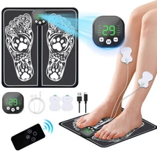 EMS Foot Massage Pad Foot Relaxation Pad Electronic Foot Massager-10 M 29 Speed