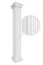 PRESTIGE DECOR Dekosäulen & Halbsäulen mit Kapitell – Stuck Wandrelief Styropor