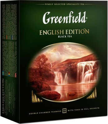 Schwarztee Greenfield ''English Edition'' 100 st. чёрный чай Цейлон#