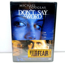 Don't Say A Word DVD Michael Douglas 20th Century Fox 2001 New Sealed 
