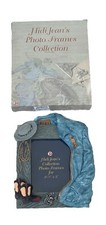 Denim Jacket Hidi Resin Photo Frame Decor 8.25"H x 6.5"W Cowboy Boots 3D NEW