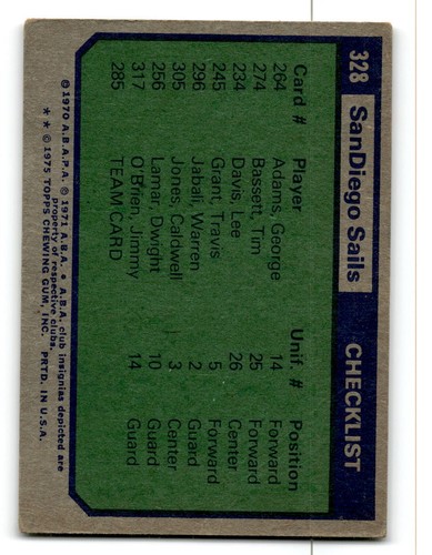 1975-76 Topps Basketball Poor to Good You Choose, Complete Your Set #1-330 - Bild 455 von 459