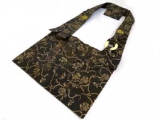 Soto Zen KESA RAKUSU Karabana Buddhist Monk Black Gold embroidered Kyoto Japan