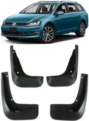Genuine Set Splash Guards Mud Flaps For VW 2015-2019 Golf 7 Sportwagen / Estate