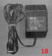 Transfo/transformateur/adaptateur/chargeur Delta 12v 500 MA DC